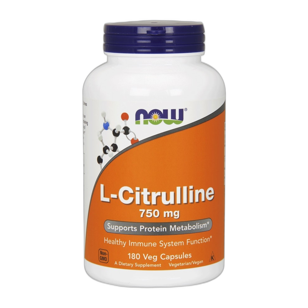 NOW Foods L-Citrulline, 750mg - 180 vcaps