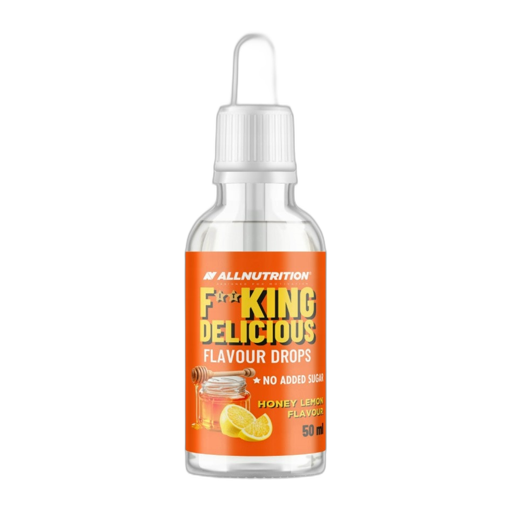 Allnutrition Fitking Delicious Flavour Drops, Honey Lemon - 50 ml.