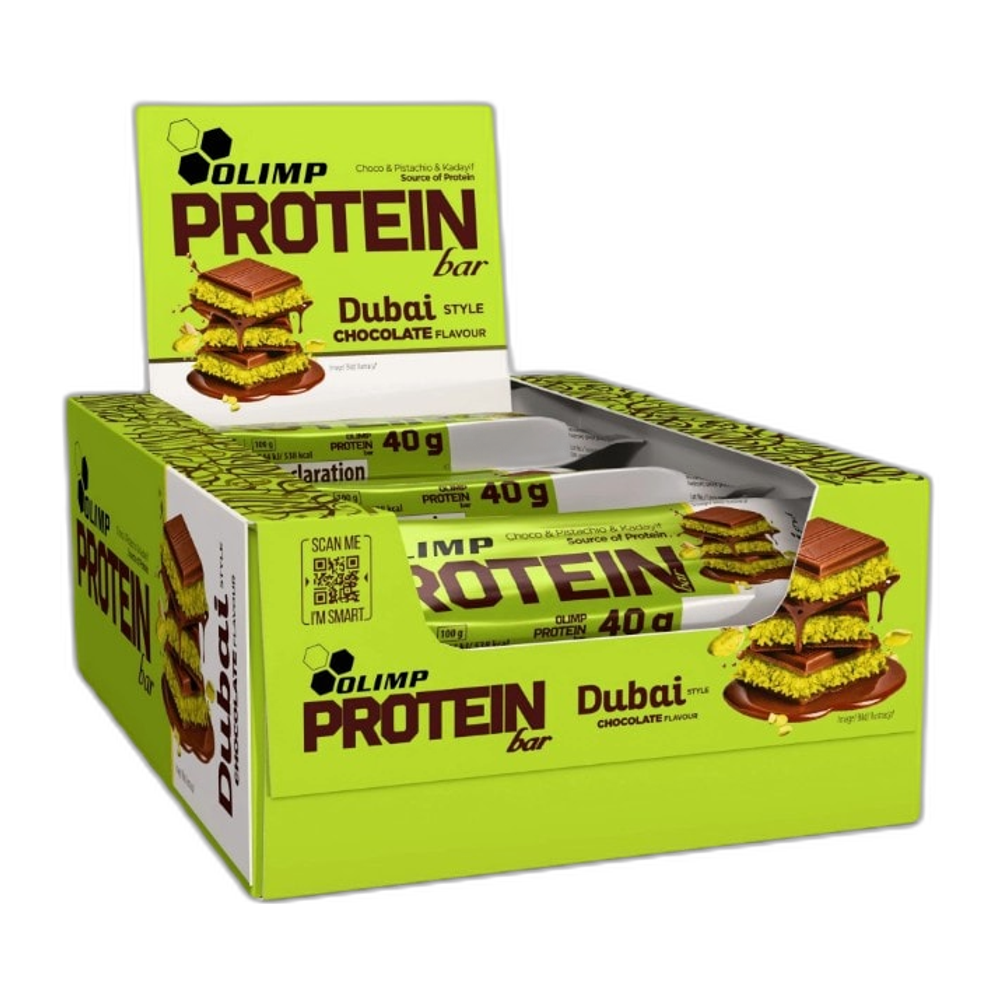 Olimp Nutrition Protein Bar, Dubai Style Chocolate - 25 x 40g