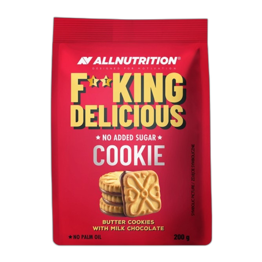 Allnutrition Fitking Delicious Cookie, Butter Cookies with Milk Chocolate - 200g