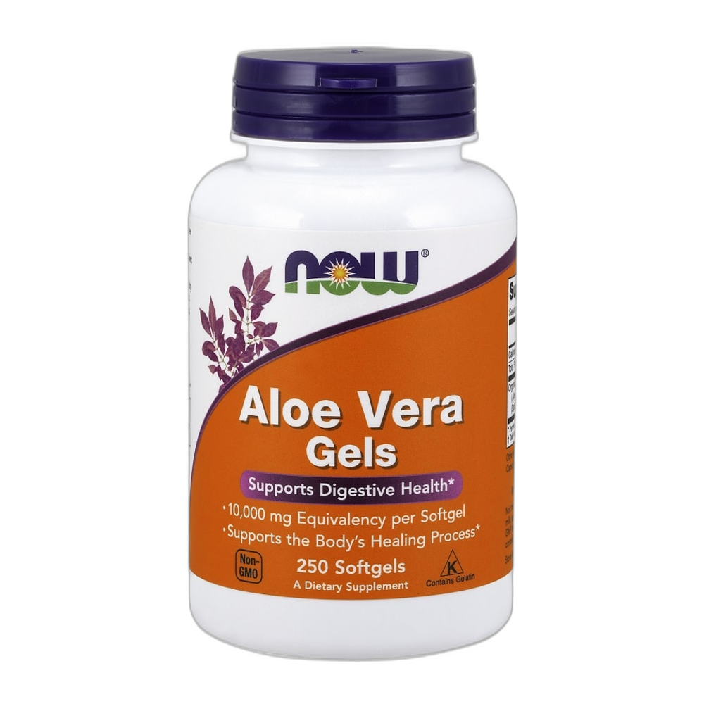 NOW Foods Aloe Vera Gels - 250 softgels