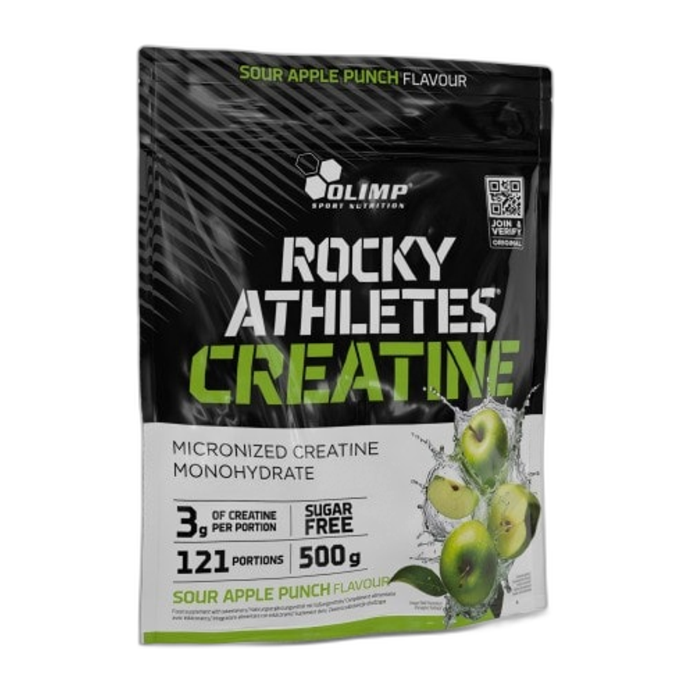 Olimp Nutrition Rocky Athletes Creatine, Sour Apple Punch - 500g