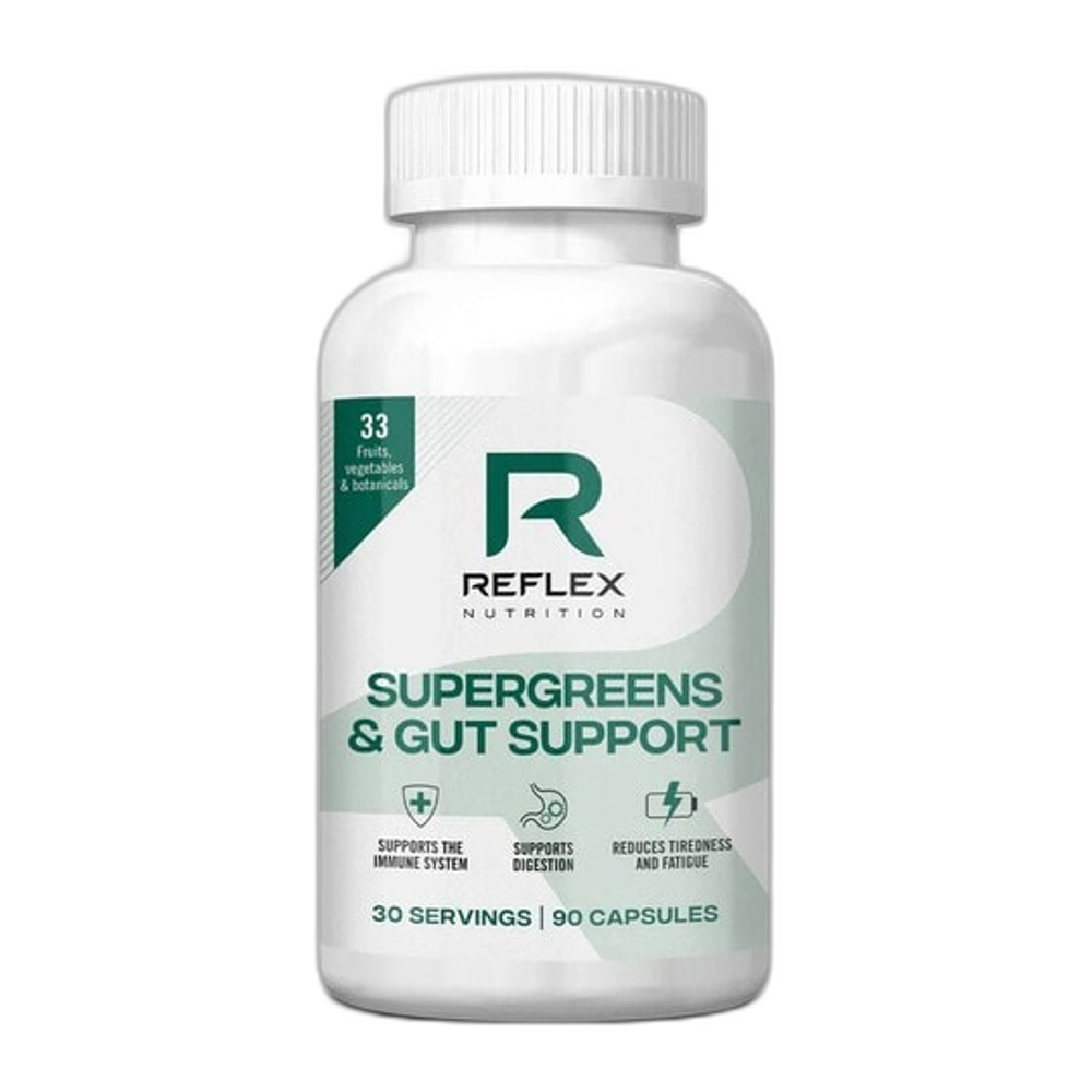Reflex Nutrition Supergreens & Gut Support - 90 caps