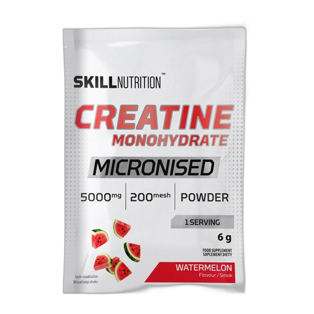 Skill Nutrition Micronised Creatine Monohydrate, Watermelon - 6g (1 serving)