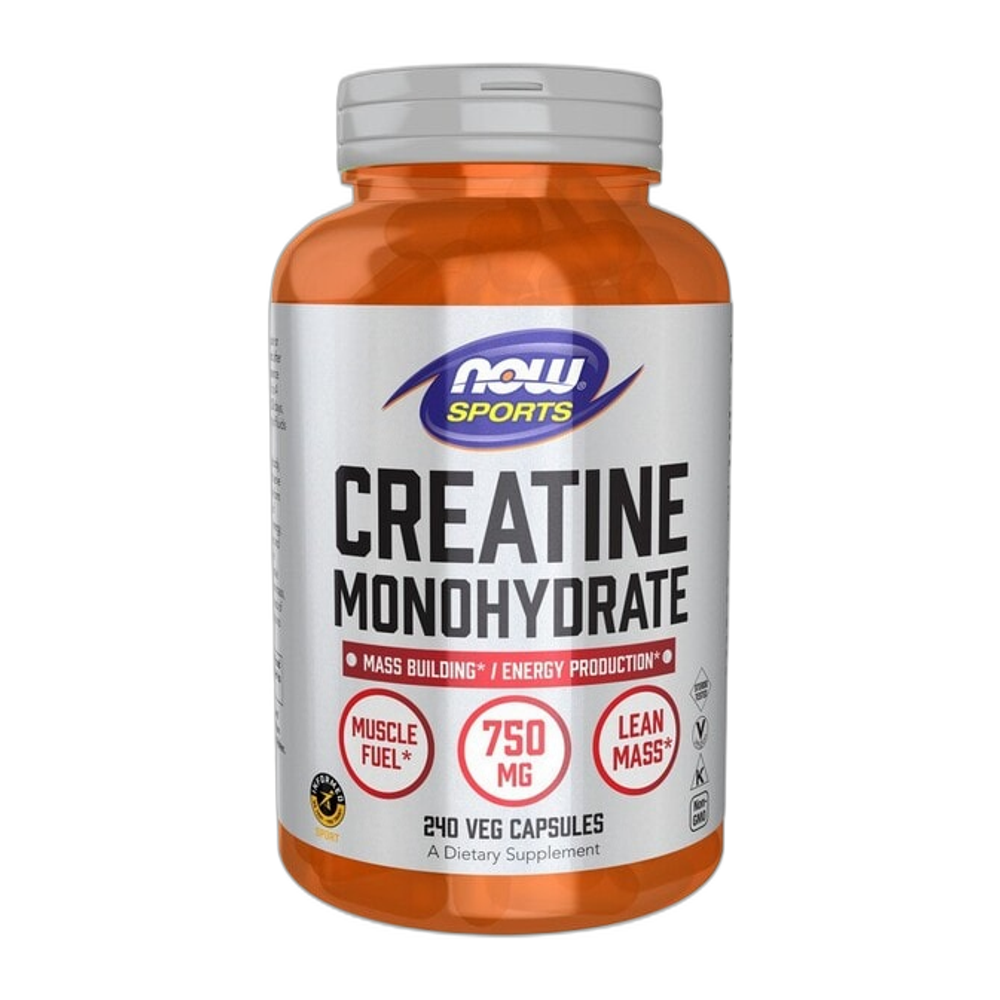 NOW Foods Creatine Monohydrate, 750mg - 240 vcaps