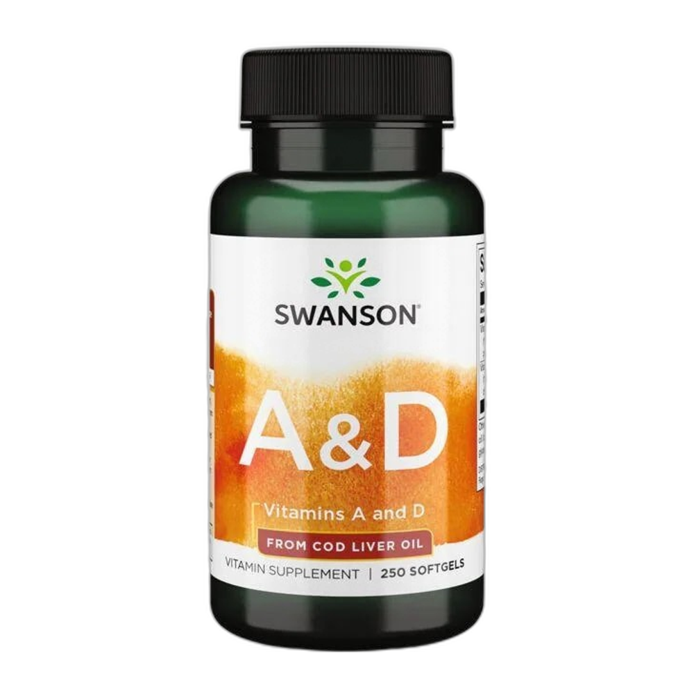 Swanson Vitamins A & D - 250 softgels