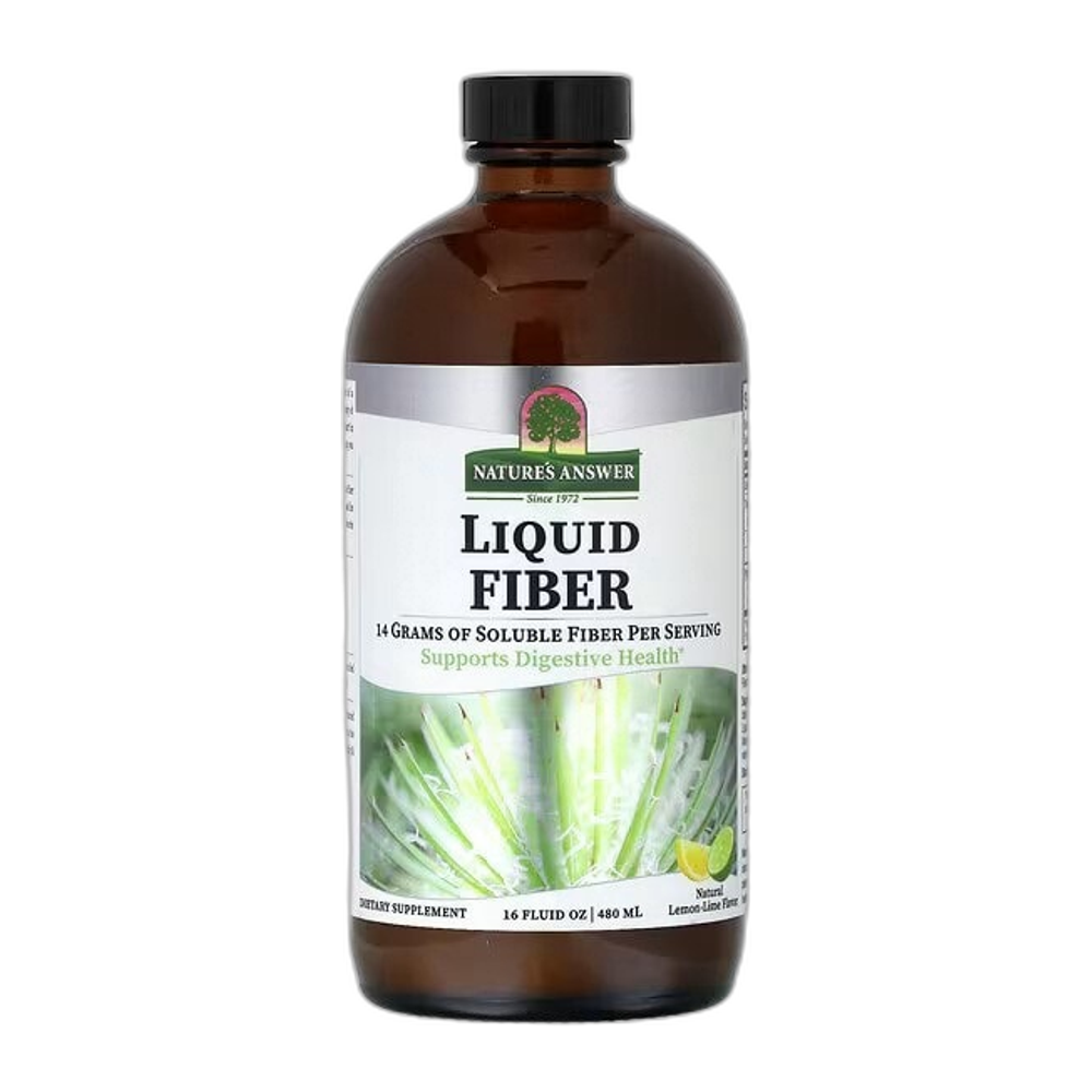 Nature's Answer Liquid Fiber, Lemon-Lime - 480 ml.