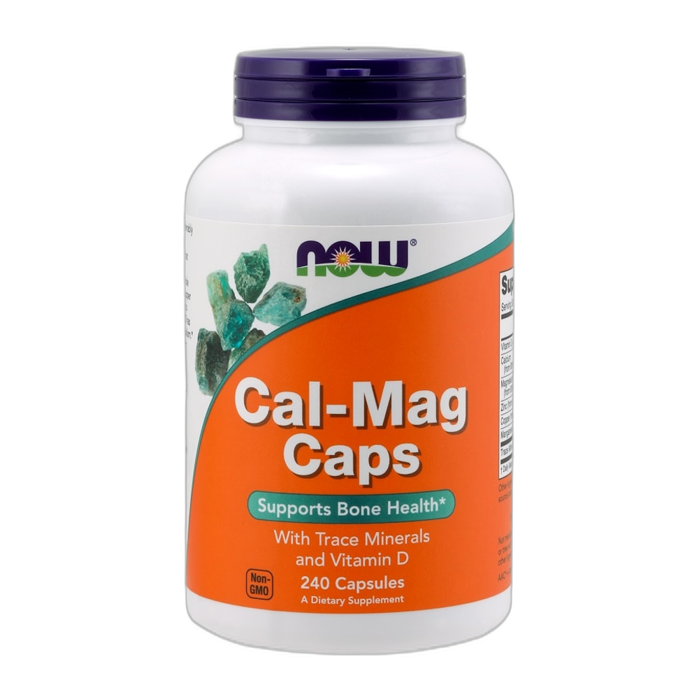 NOW Foods Cal-Mag Caps - 240 caps
