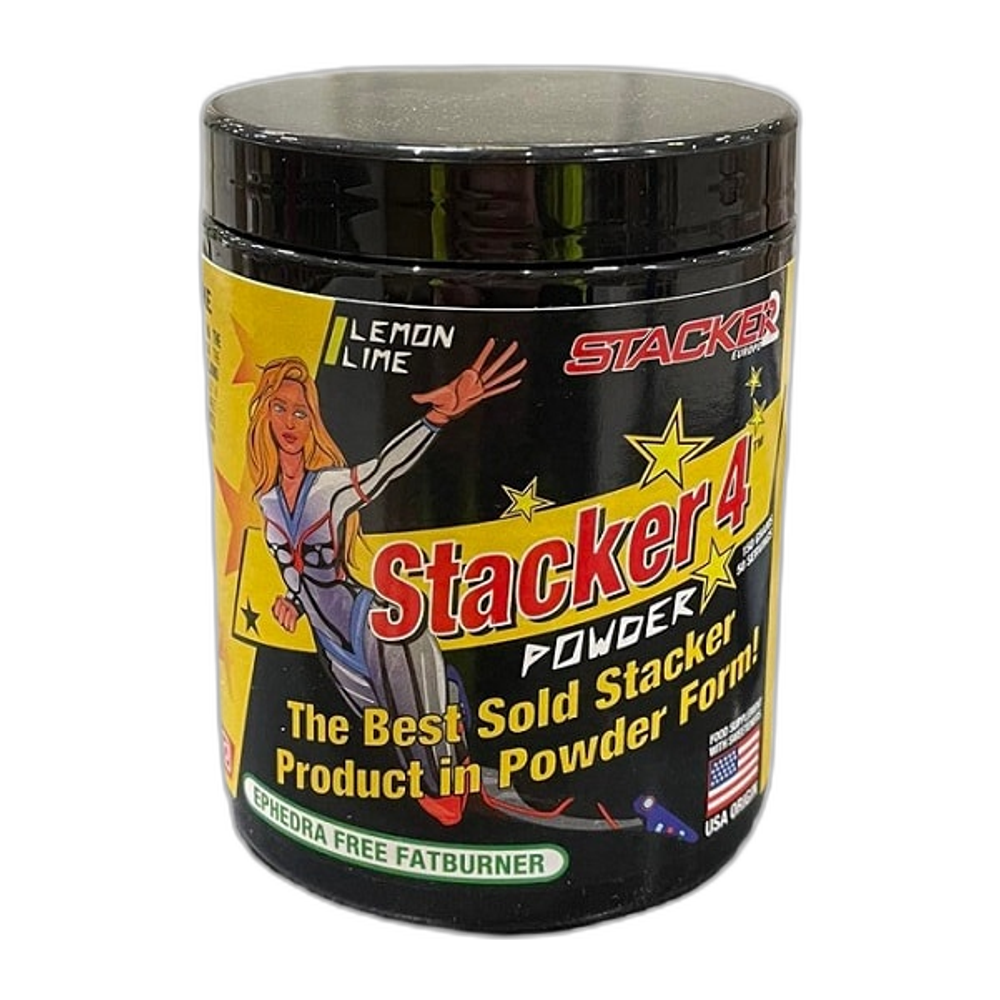 Stacker2 Europe Stacker 4 Powder, Lemon Lime - 150g