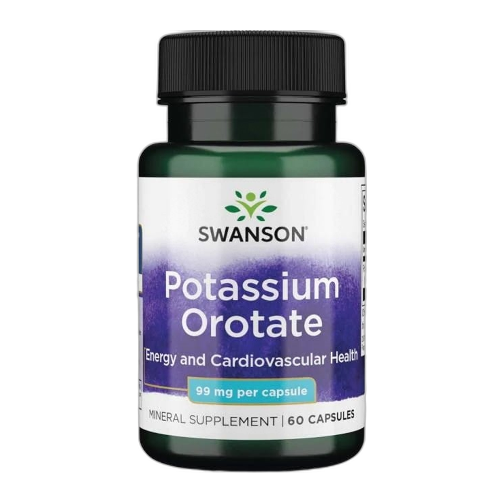 Swanson Potassium Orotate, 99mg - 60 caps