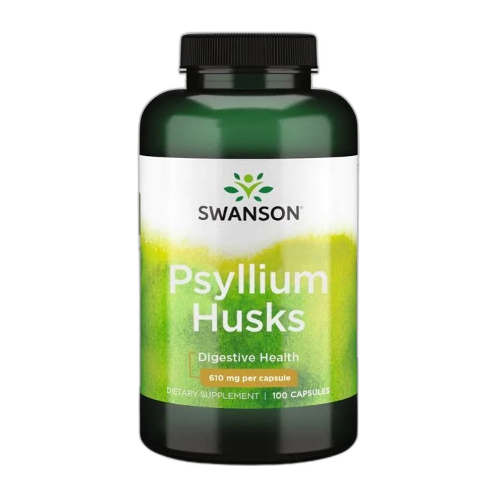 Swanson Psyllium Husks, 610mg - 100 caps