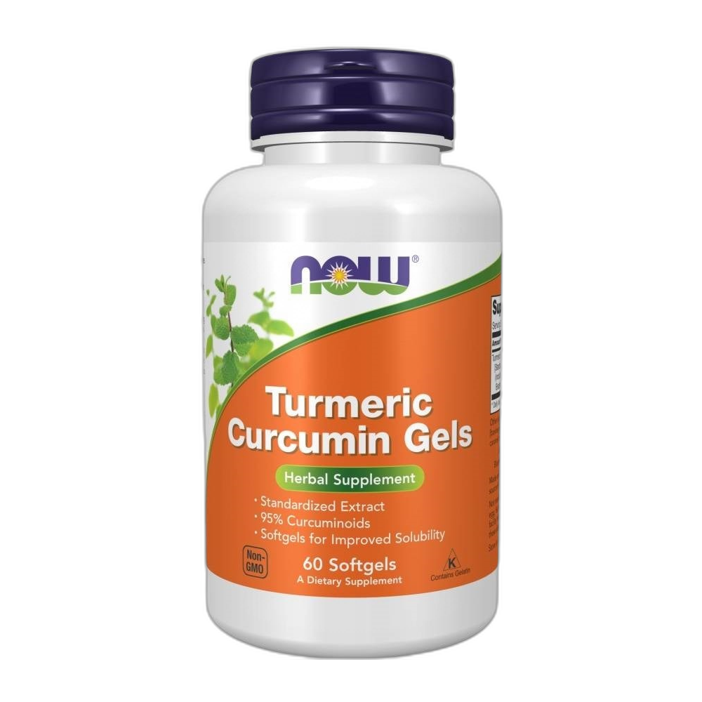 NOW Foods Turmeric Curcumin - 60 softgels