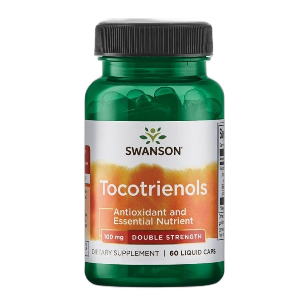 Swanson Tocotrienols, 100mg Double Strength - 60 liquid caps