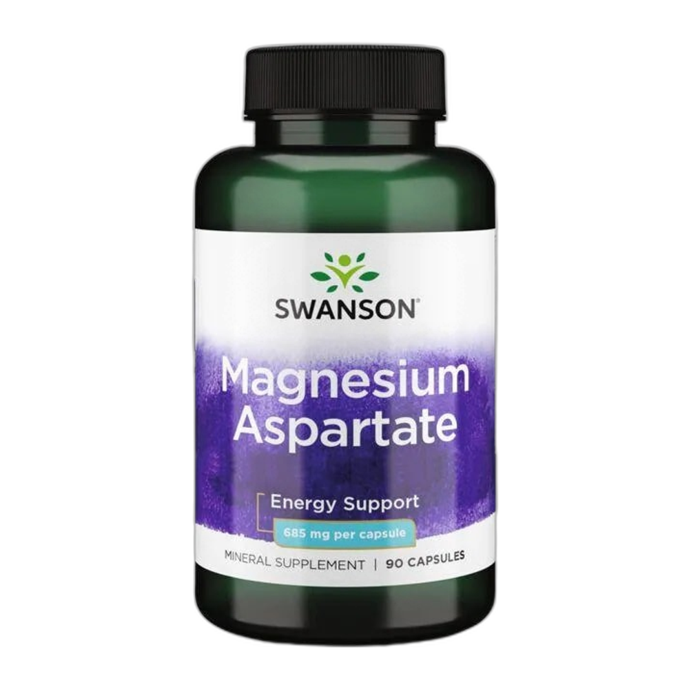 Swanson Magnesium Aspartate, 685mg - 90 caps