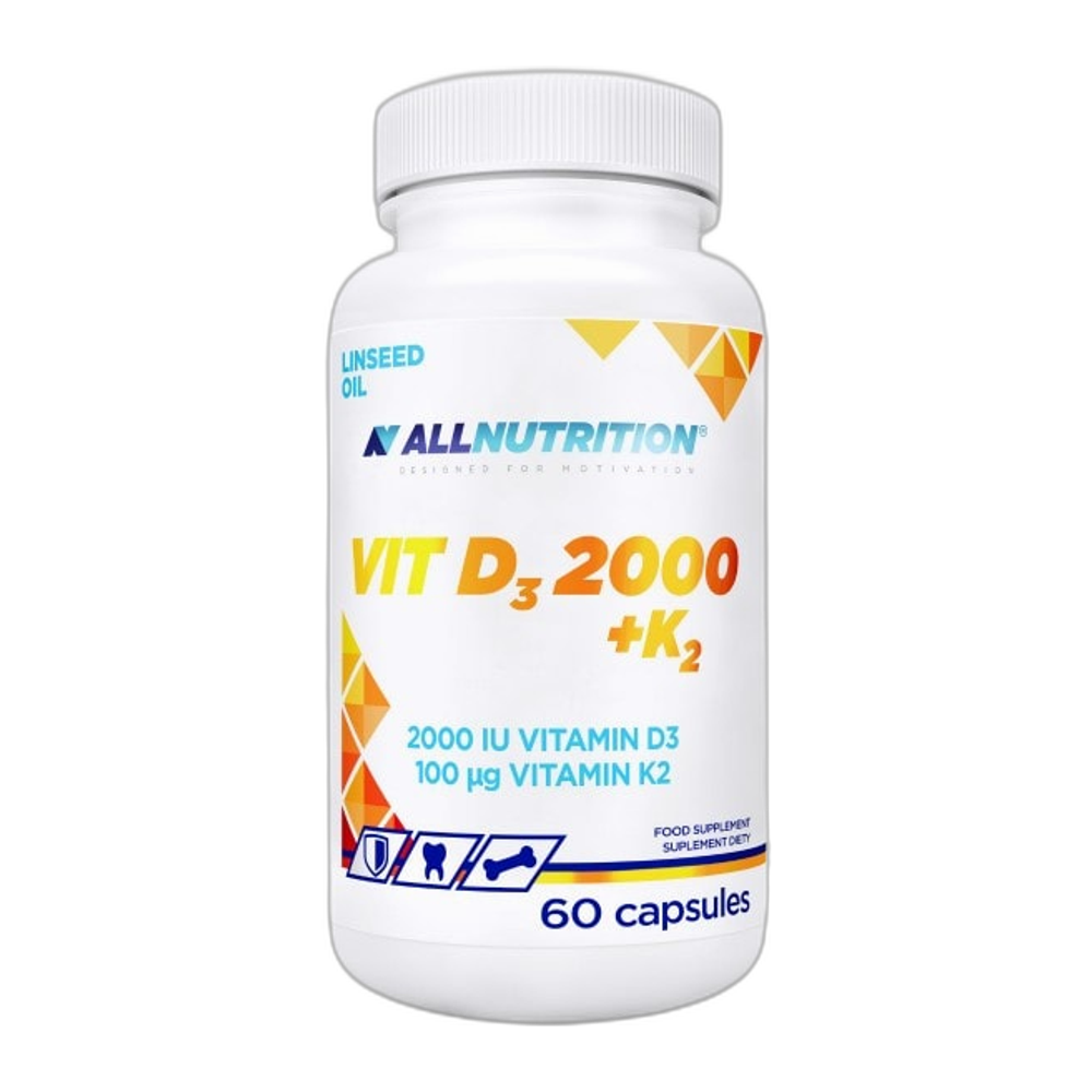 Allnutrition Vit D3 2000 + K2 - 60 caps