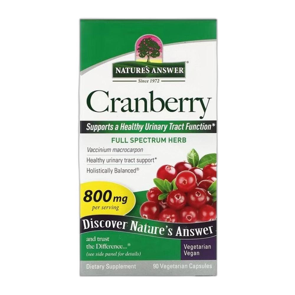 Nature's Answer Cranberry, 800mg - 90 vcaps