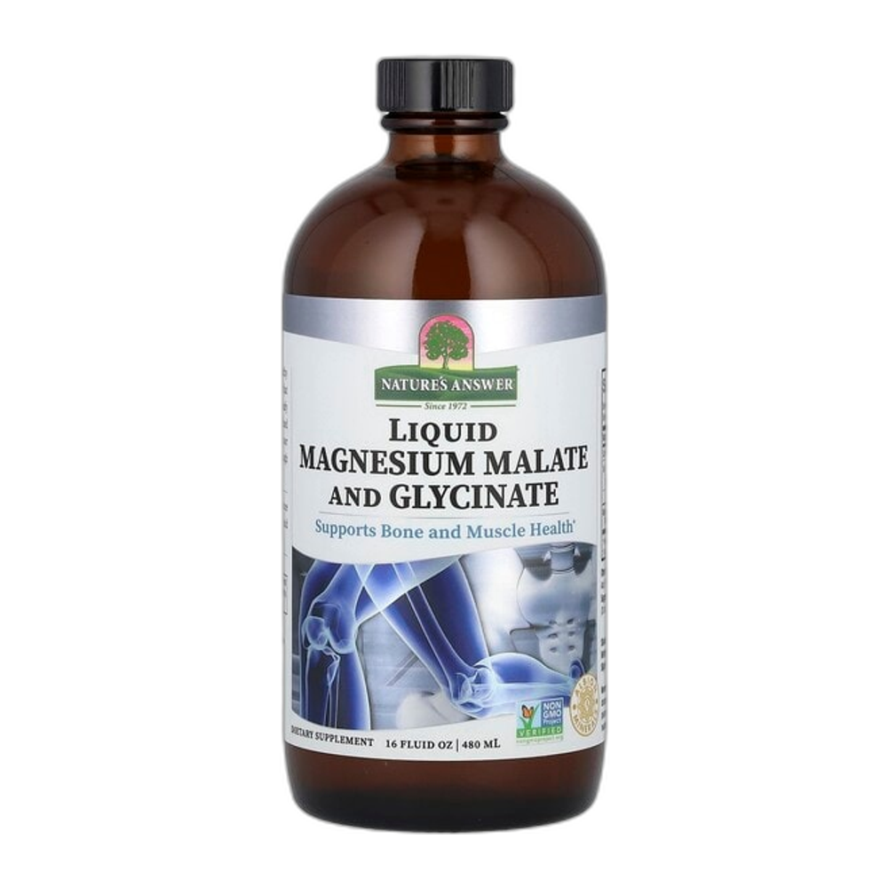 Nature's Answer Liquid Magnesium Malate and Glycinate - 480 ml.