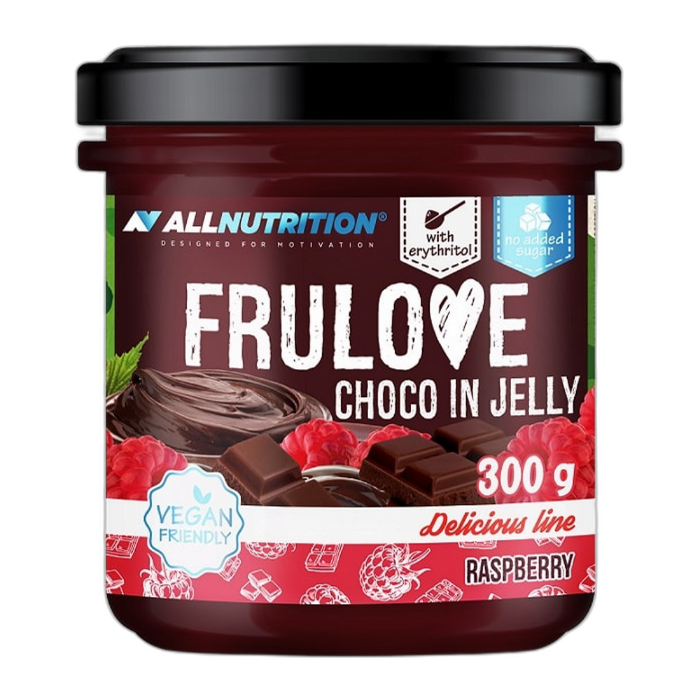 Allnutrition Frulove Choco In Jelly, Raspberry - 300g