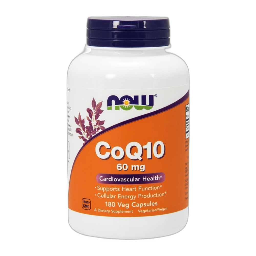 NOW Foods CoQ10, 60mg - 180 vcaps