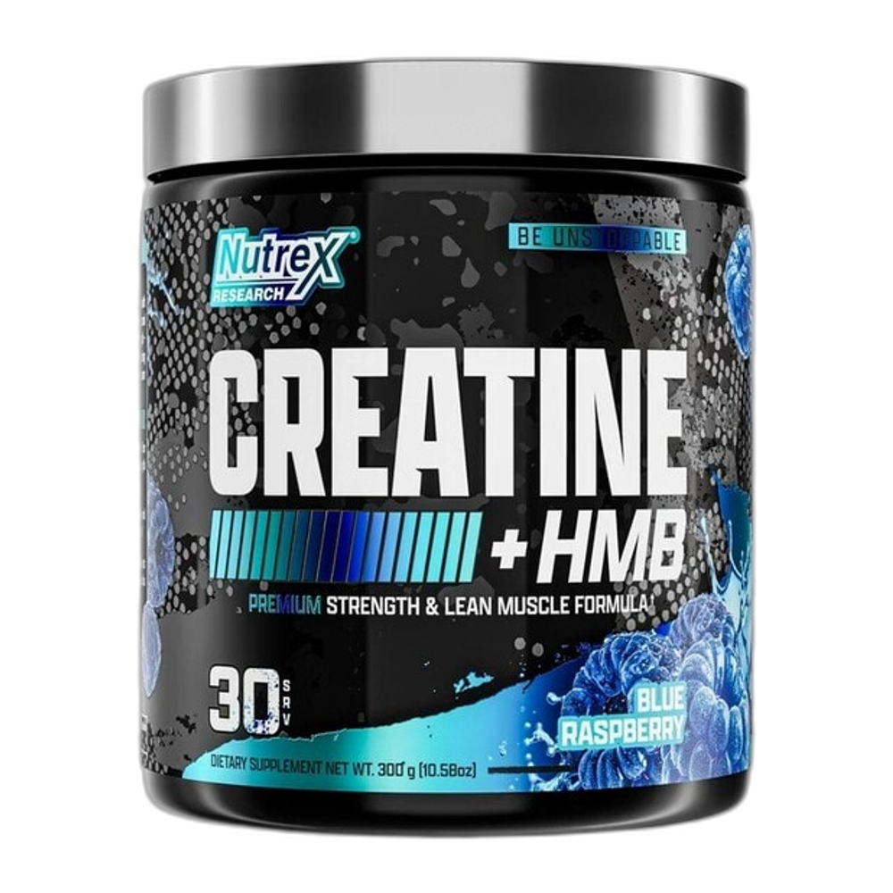 Nutrex Creatine + HMB, Blue Raspberry - 300g