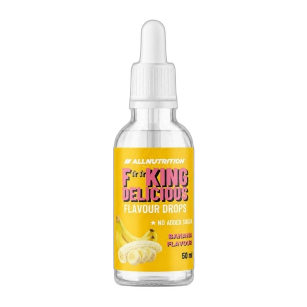 Allnutrition Fitking Delicious Flavour Drops, Banana - 50 ml.