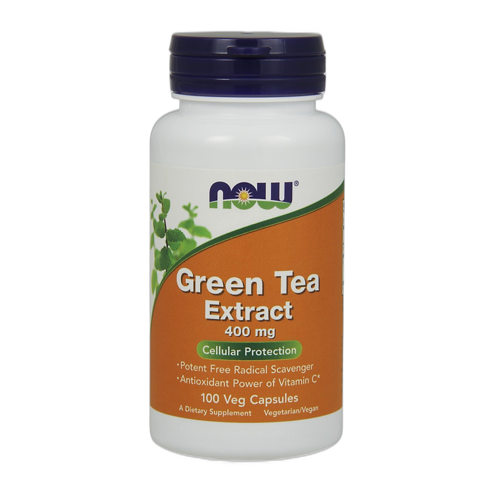 NOW Foods Green Tea Extract, 400mg - 100 vcaps