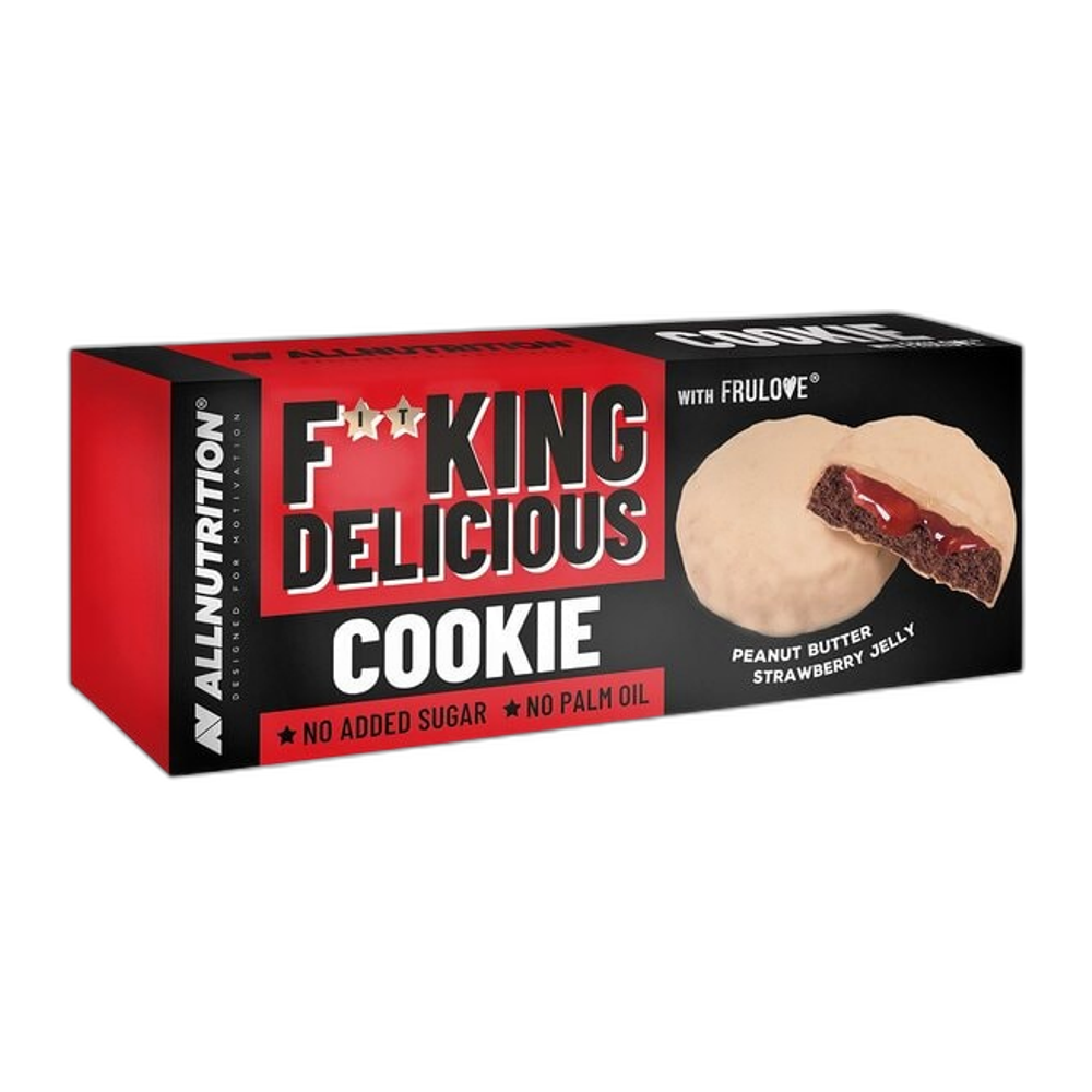 Allnutrition Fitking Delicious Cookie, Peanut Butter Strawberry Jelly - 128g