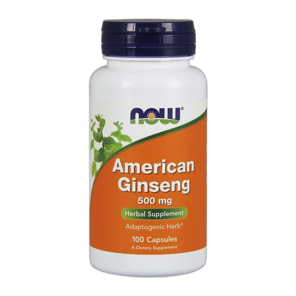 NOW Foods American Ginseng, 500mg - 100 vcaps