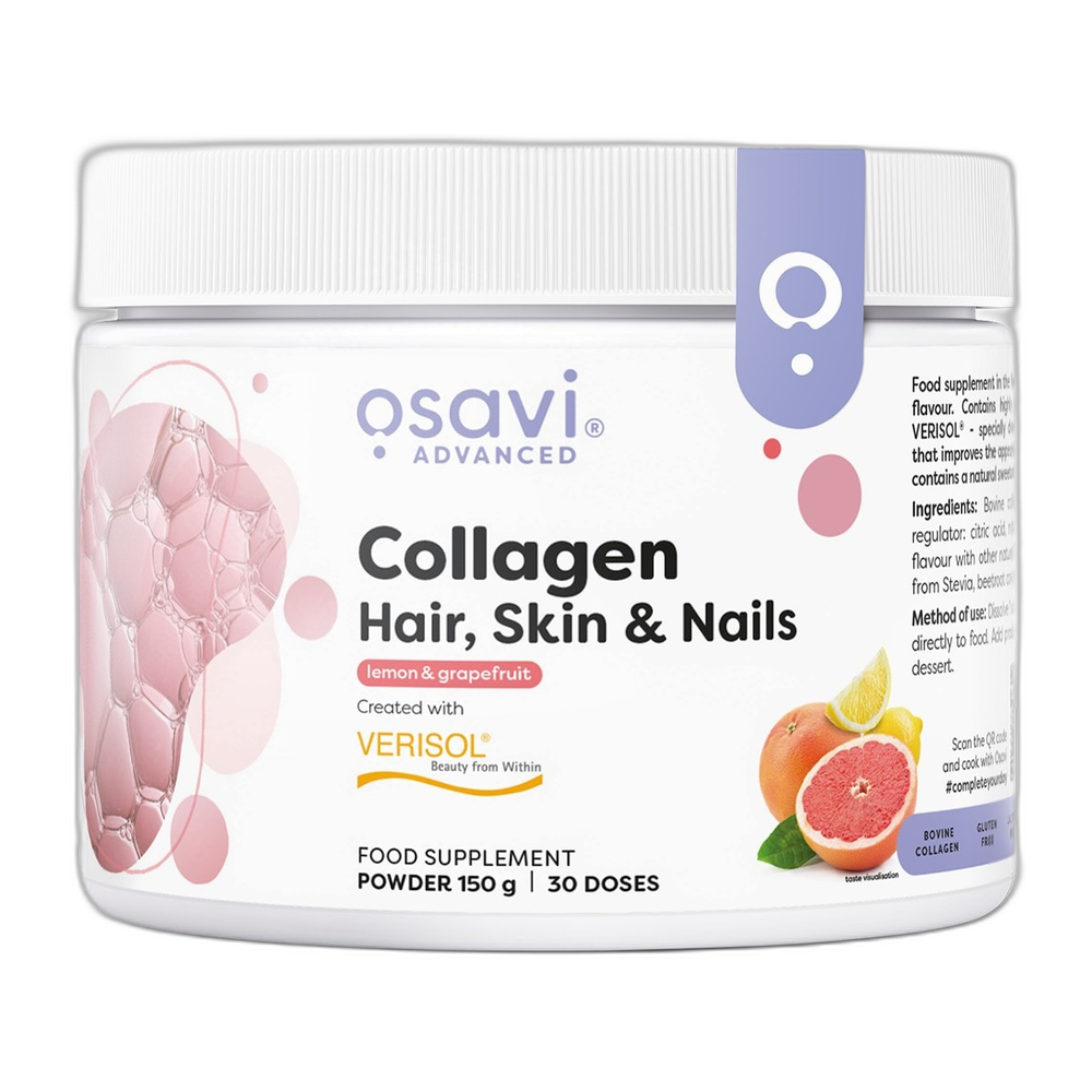 Osavi Collagen Peptides (Hair Skin & Nails), Lemon & Grapefruit - 150g