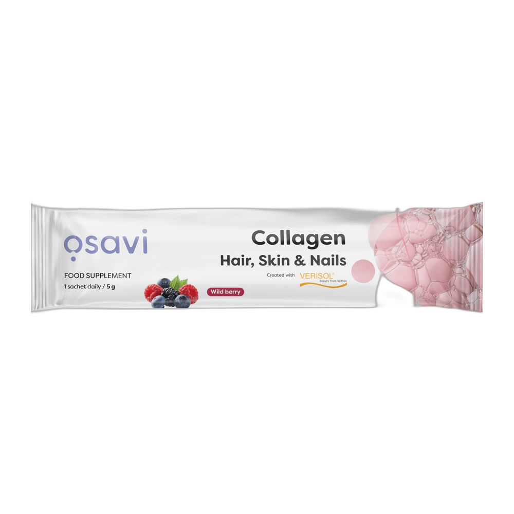 Osavi Collagen Peptides (Hair, Skin & Nails), Wild Berry - 5g (1 serving)