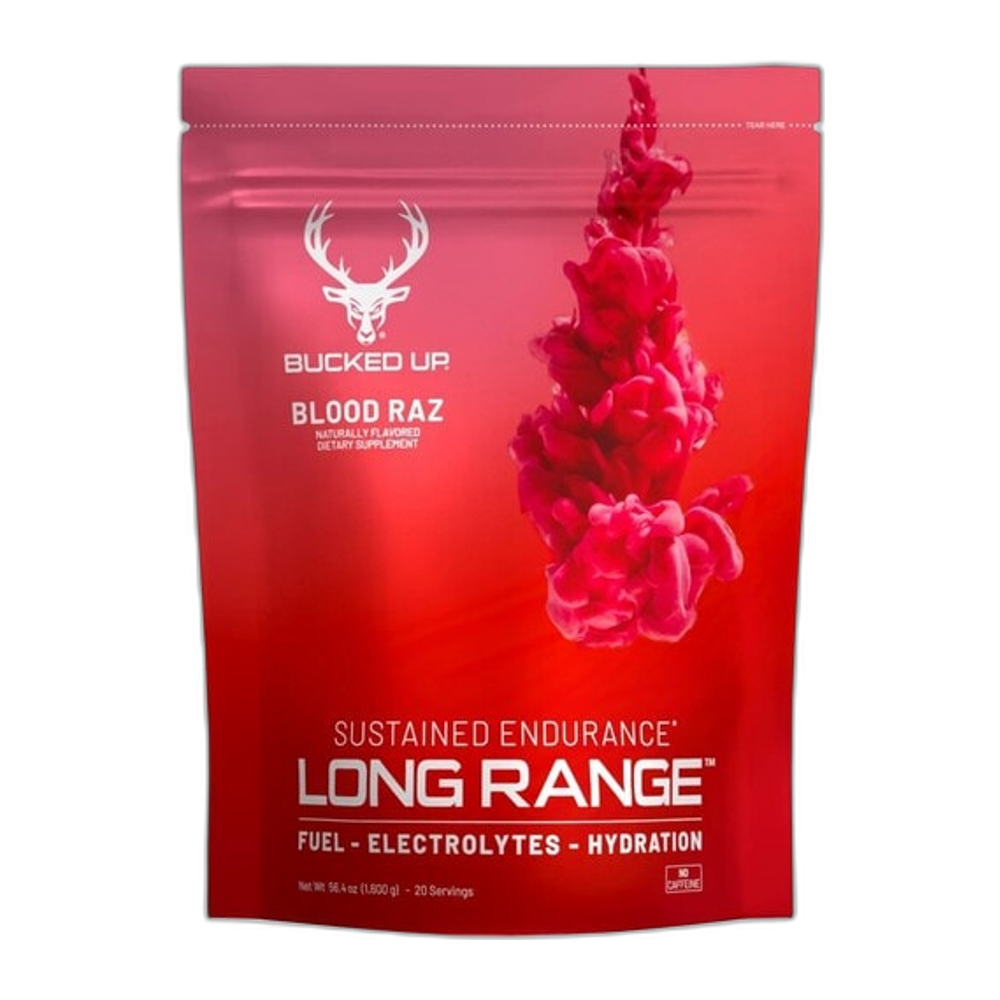 Bucked Up Long Range, Blood Raz - 1600g