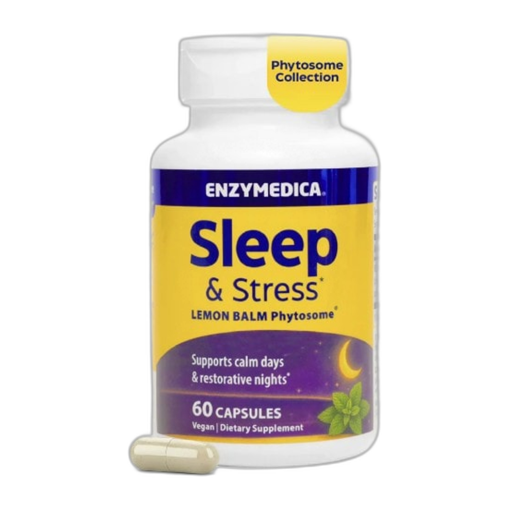 Enzymedica Sleep & Stress Lemon Balm Phytosome - 60 vcaps