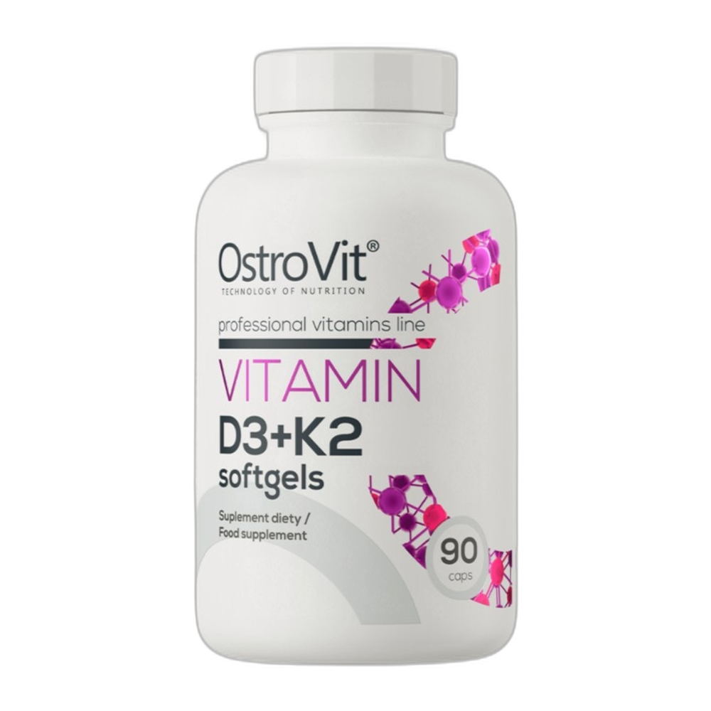 OstroVit Vitamin D3 + K2 - 90 softgels
