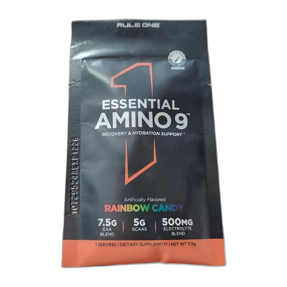 Rule One Essential Amino 9, Rainbow Candy - 11.5g (1 serving)