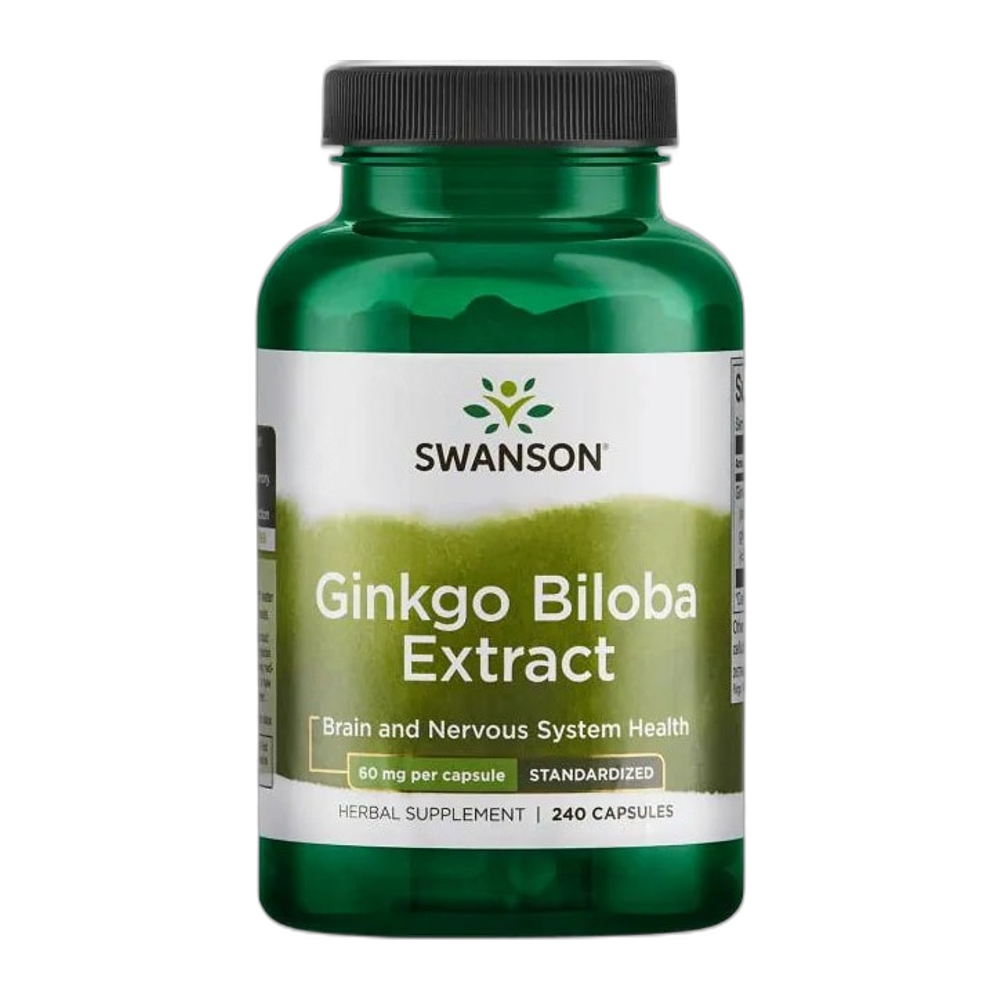 Swanson Ginkgo Biloba Extract, 60mg - 240 caps