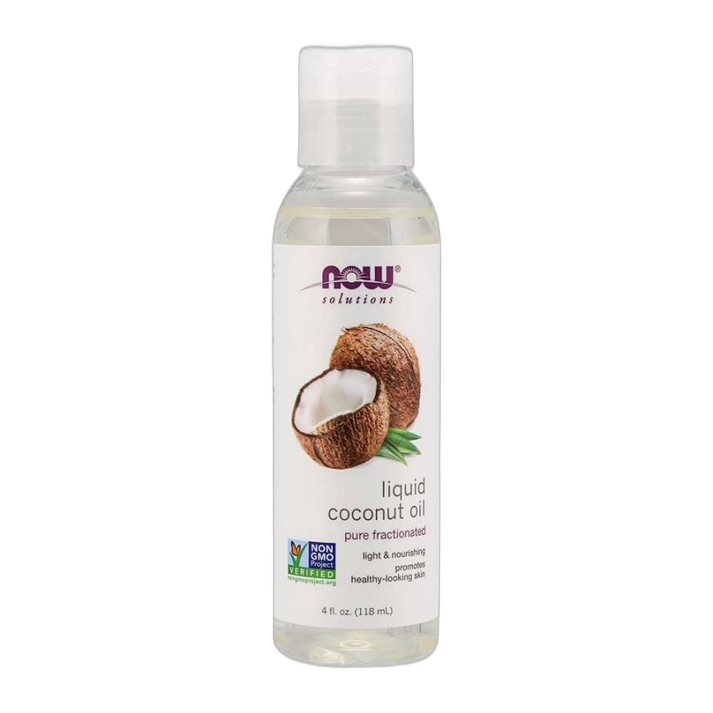 NOW Foods Coconut Oil, Liquid Pure Fractionated - 118 ml.