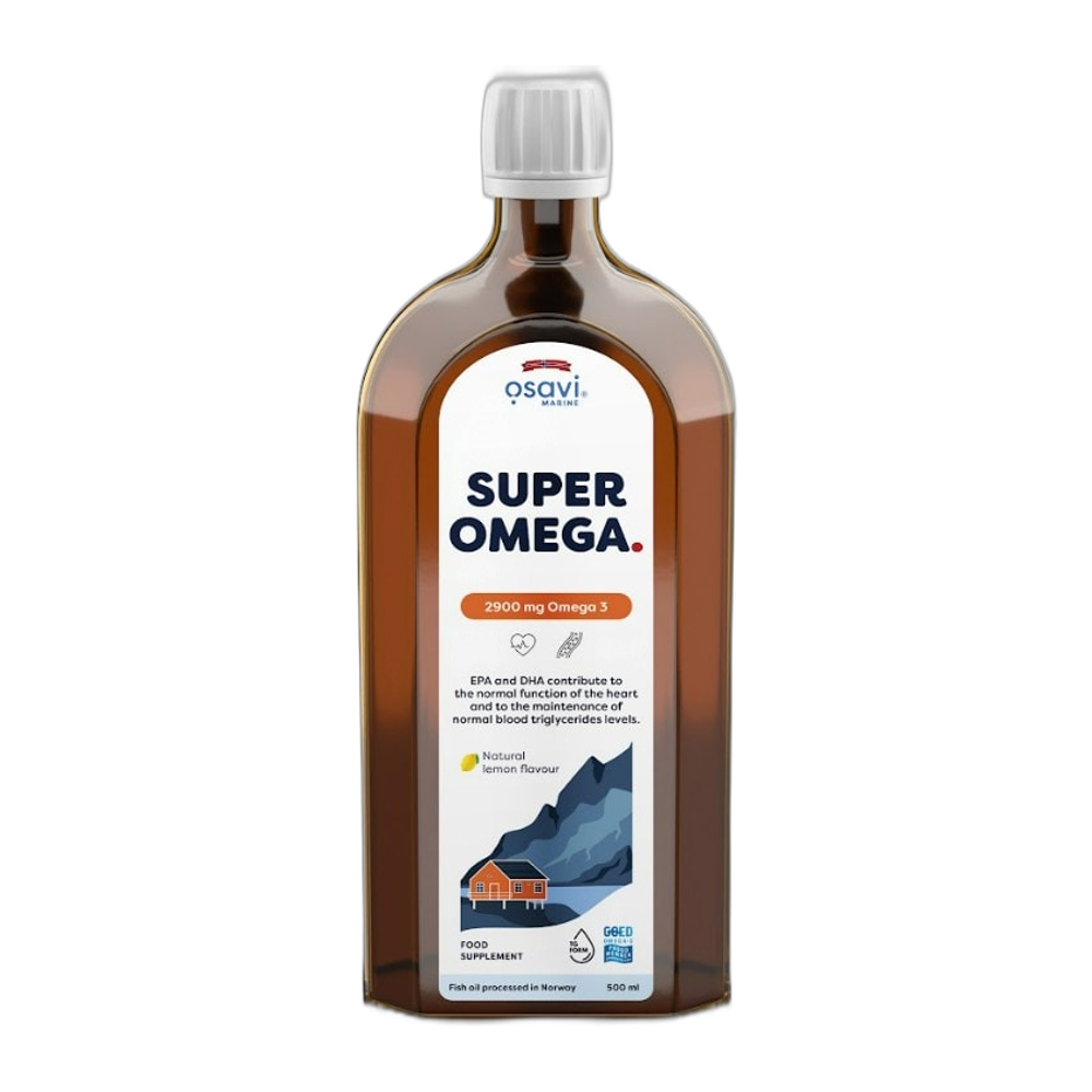 Osavi Super Omega, 2900mg Omega 3 (Lemon) - 500 ml.