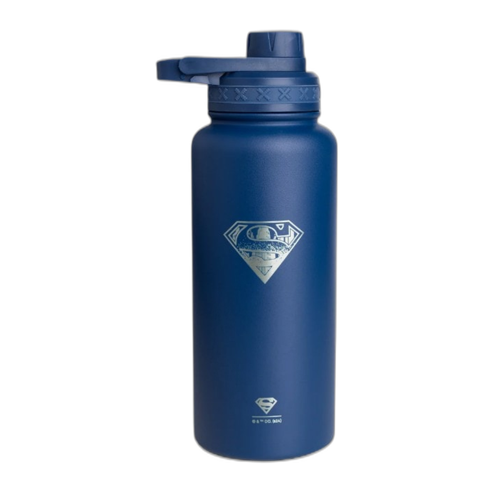 SmartShake Bohtal Insulated Sports Bottle - DC Comics, Superman Logo - 960 ml.