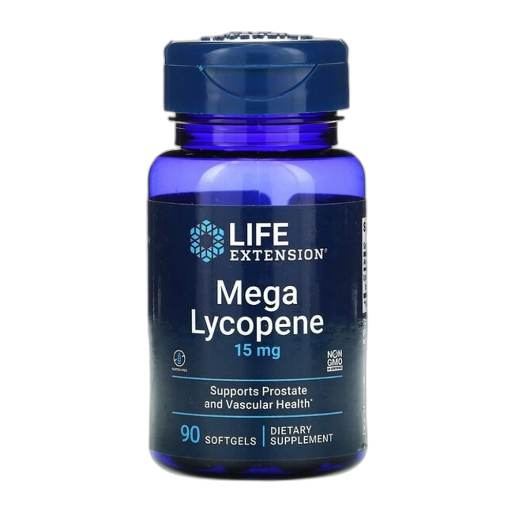Life Extension Mega Lycopene, 15mg - 90 softgels