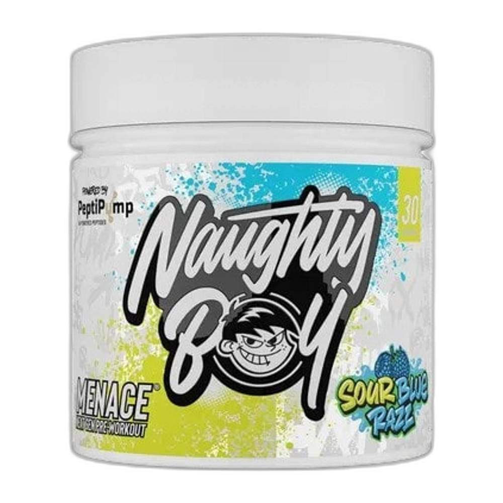 Naughty Boy Menace V2, Sour Blue Razz - 210g
