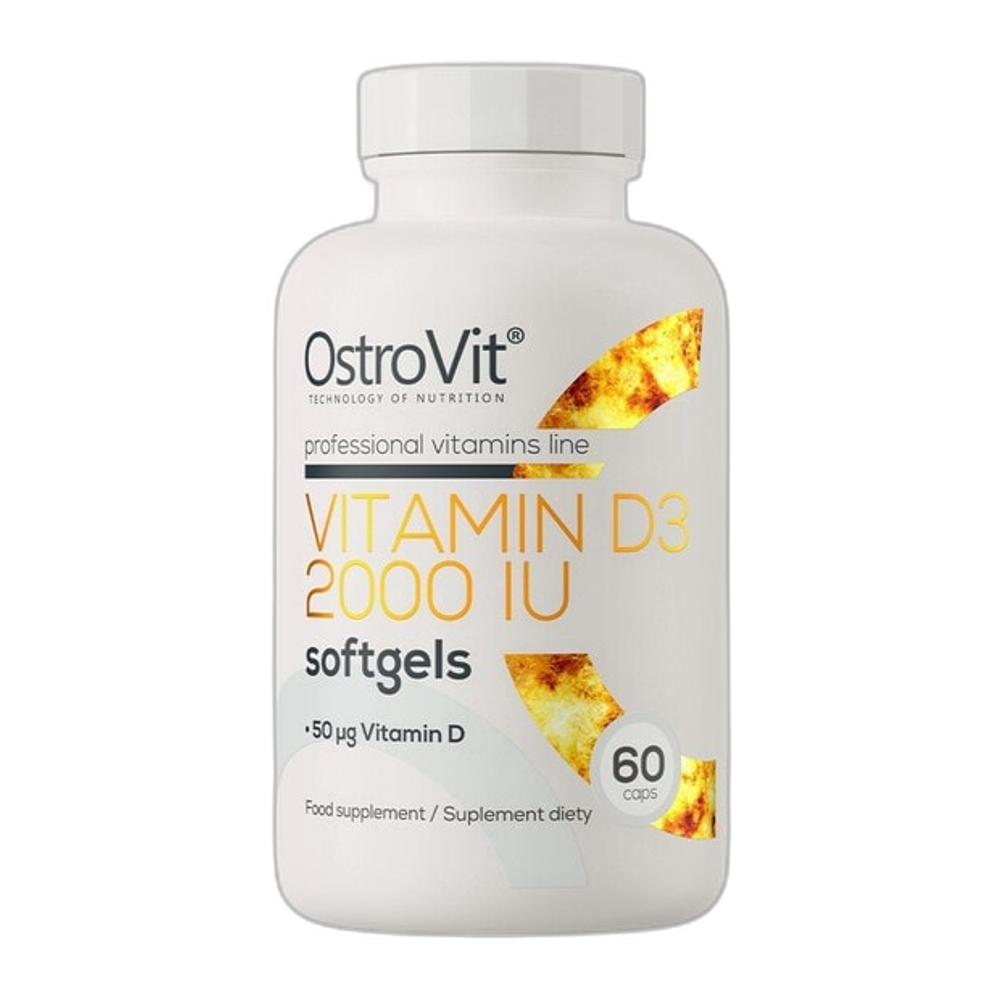 OstroVit Vitamin D3 2000 IU - 60 caps