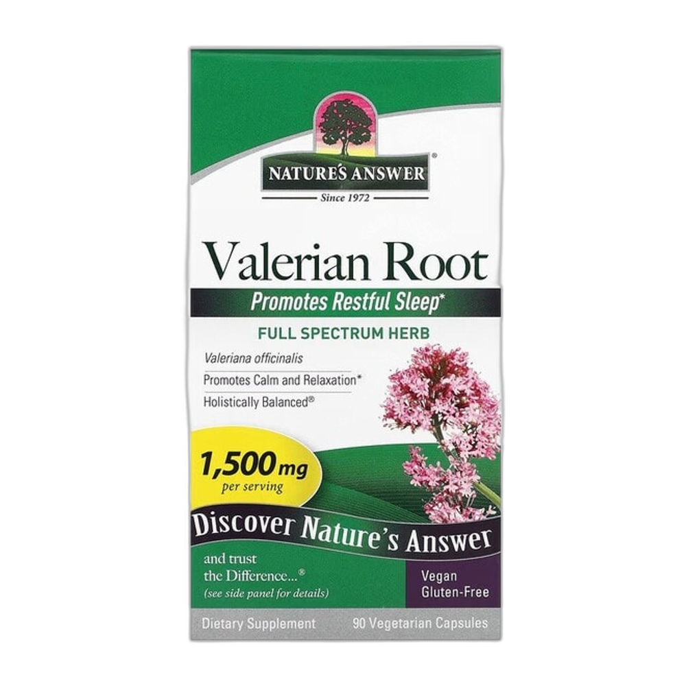Nature's Answer Valerian Root, 1500mg - 90 vcaps