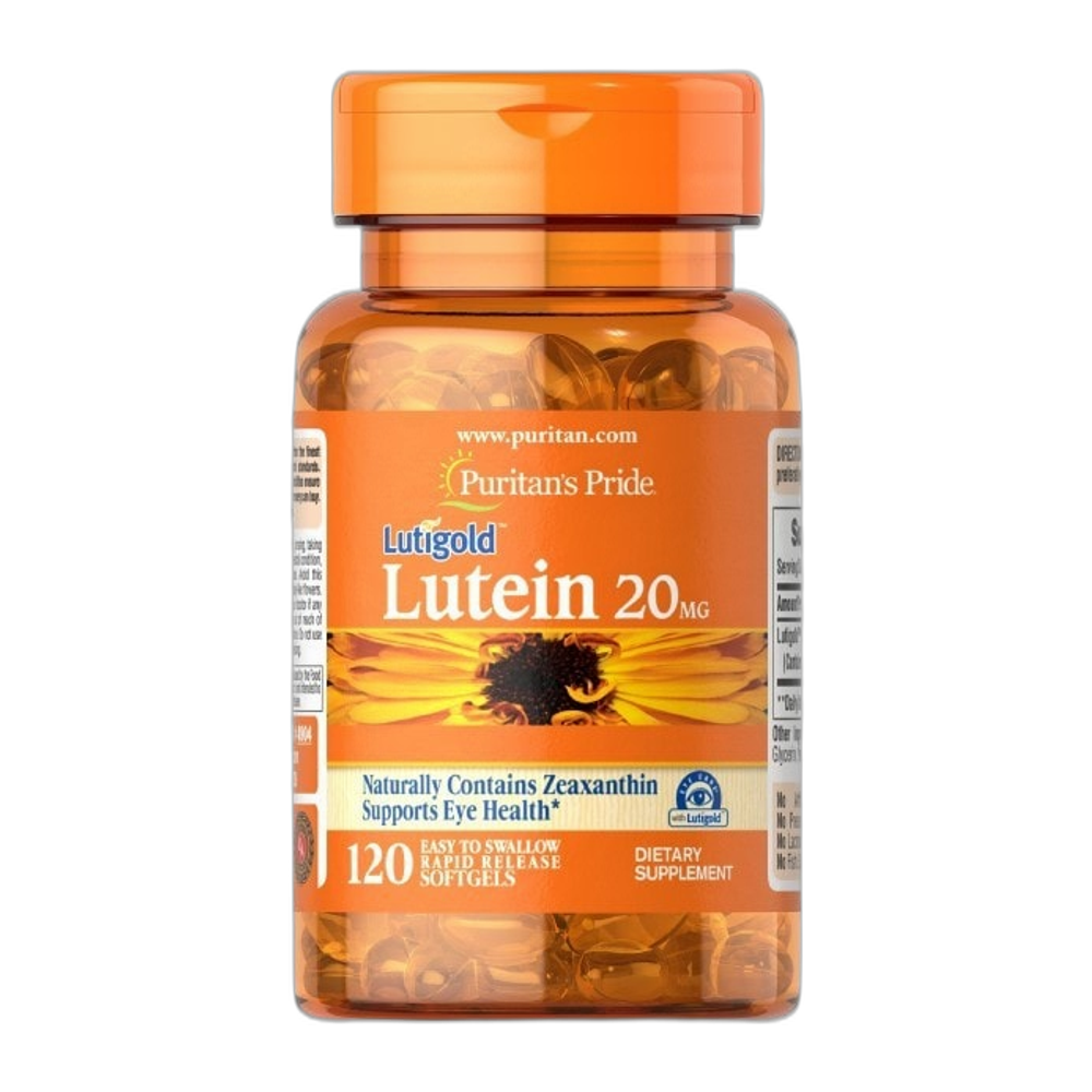 Puritan's Pride Lutein, 20mg - 120 softgels