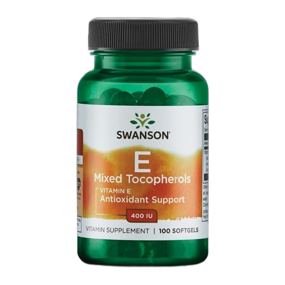 Swanson Vitamin E Mixed Tocopherols, 400 IU - 100 softgels