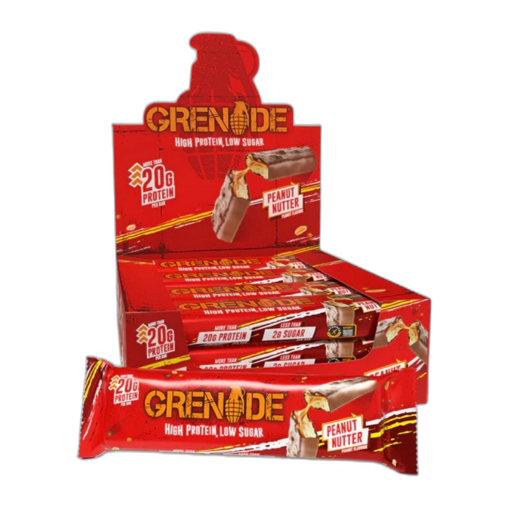 Grenade Protein Bars, Peanut Nutter - 12 x 60g