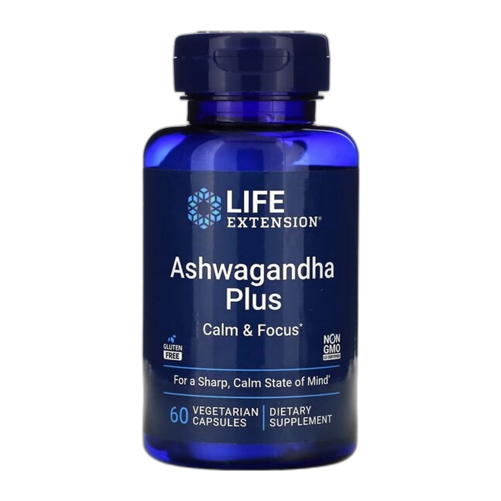 Life Extension Ashwagandha Plus Calm & Focus - 60 vcaps