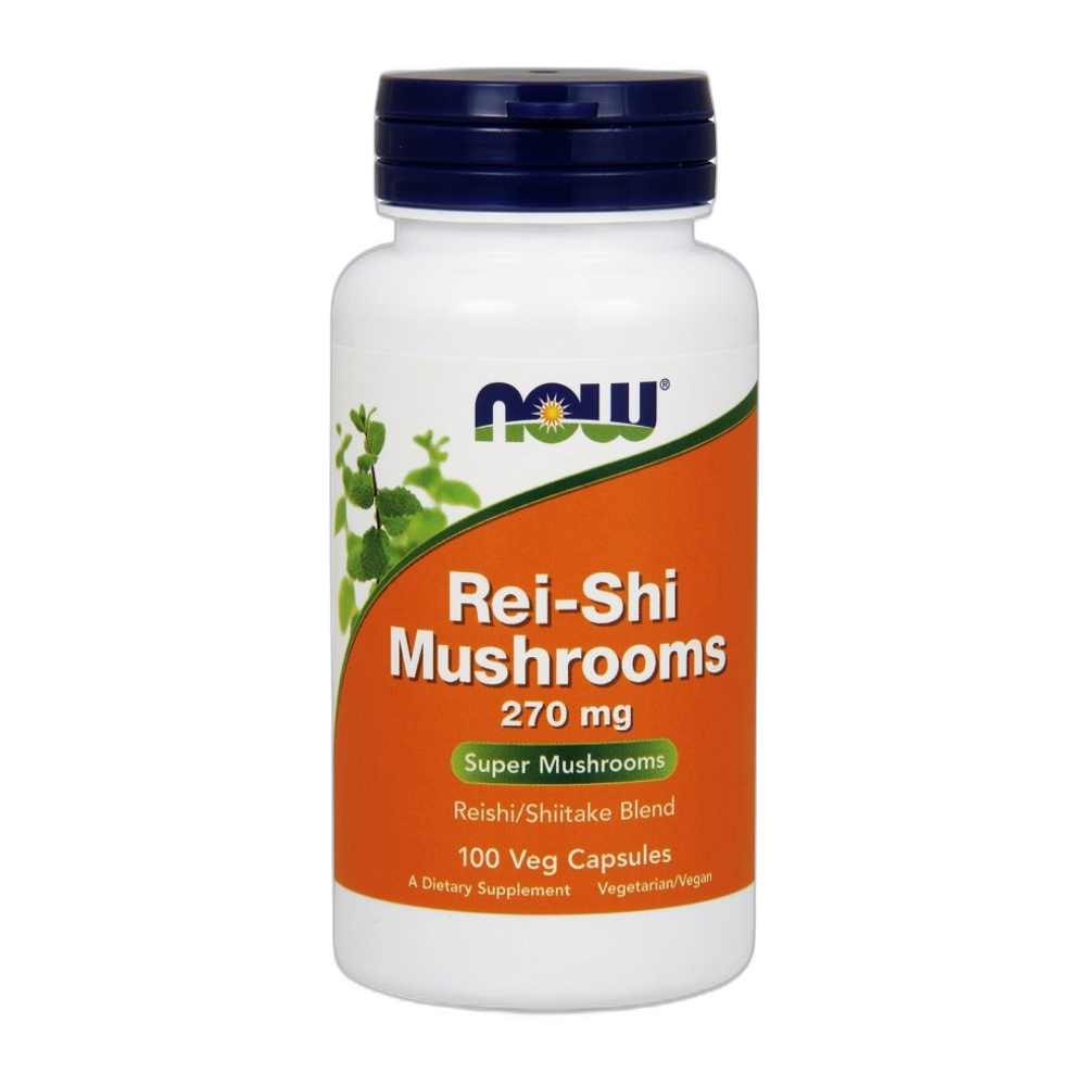 NOW Foods Rei-Shi Mushrooms, 270mg - 100 vcaps