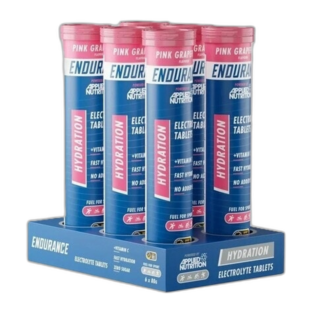 Applied Nutrition Endurance Hydration Electrolyte Effervescent Tablets - 6 x 20 tabs