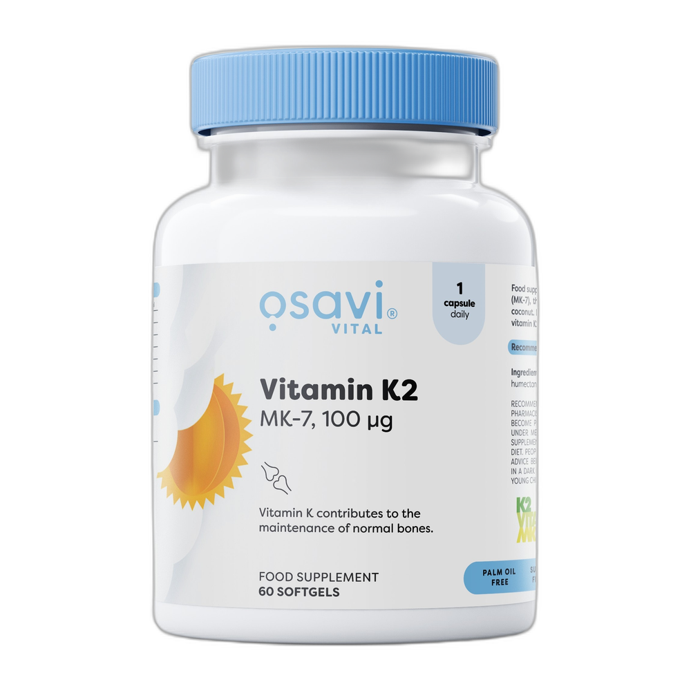 Osavi Vitamin K2 MK-7, 100mcg - 60 softgels