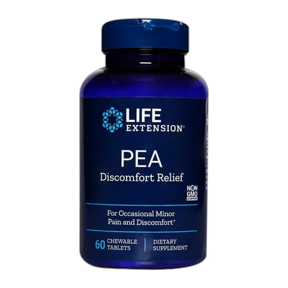 Life Extension PEA Discomfort Relief - 60 chewable tablets